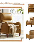 Genuine Leather Recliner (Set of 2) - From Where - 