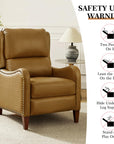 Genuine Leather Recliner (Set of 2) - From Where - 