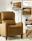 Genuine Leather Recliner (Set of 2) - From Where - 