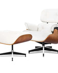 Genuine Leather Swivel Accent Chair - From Where - 