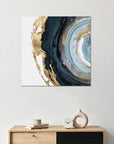 Geo Circle Canvas Wall Art by Eva Watts - From Where - 