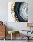 Geo Circle Canvas Wall Art by Eva Watts - From Where - 