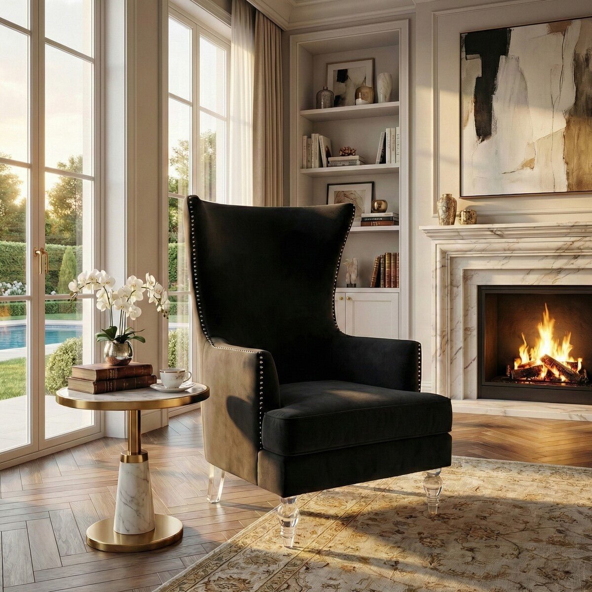Geode Chair Geode Modern Wingback Chair | From Where