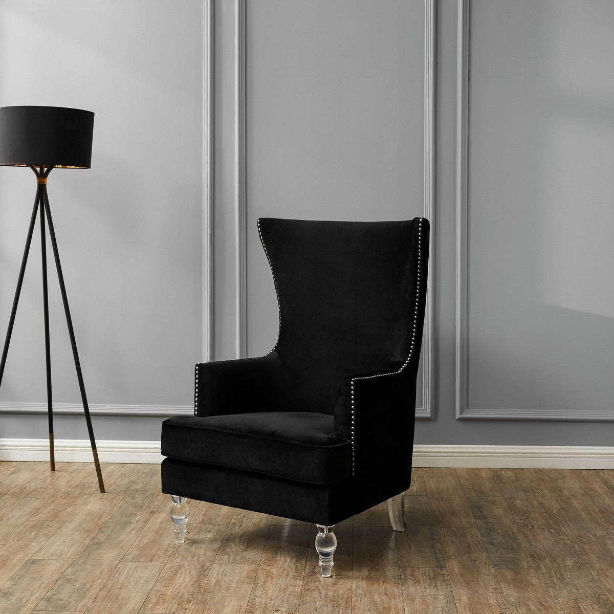 Geode Modern Wingback Chair - From Where Finds - 