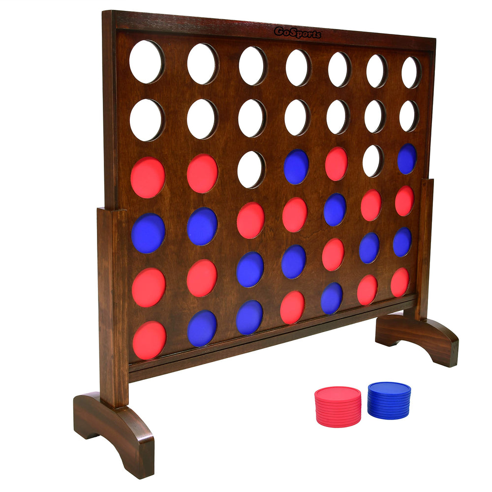 Giant Wooden Connect 4 Row Game - From Where - 