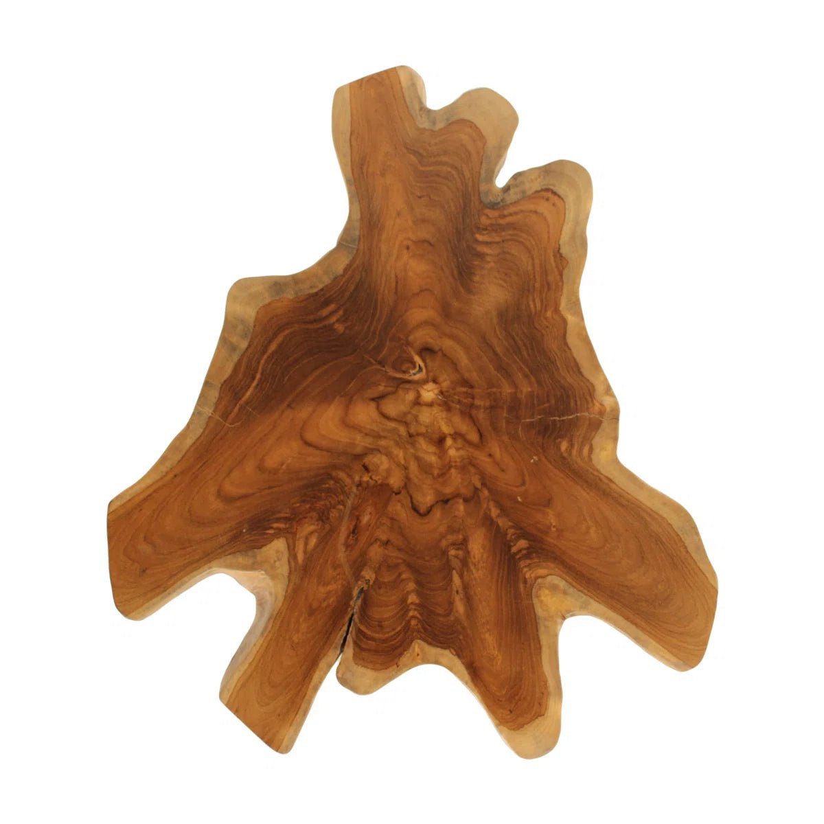 Gilmer Teak Wood End Table - From Where - 