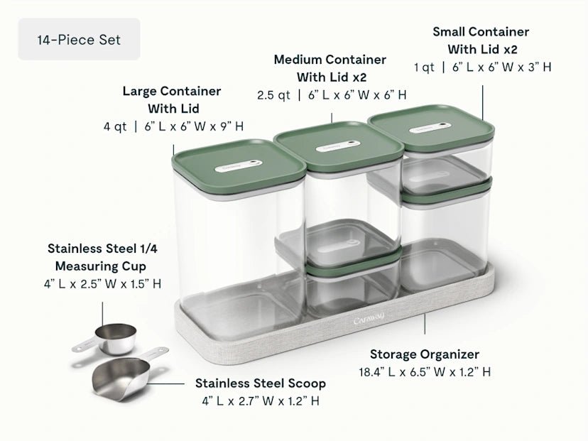 Glass Airtight Container Set - From Where Finds - 