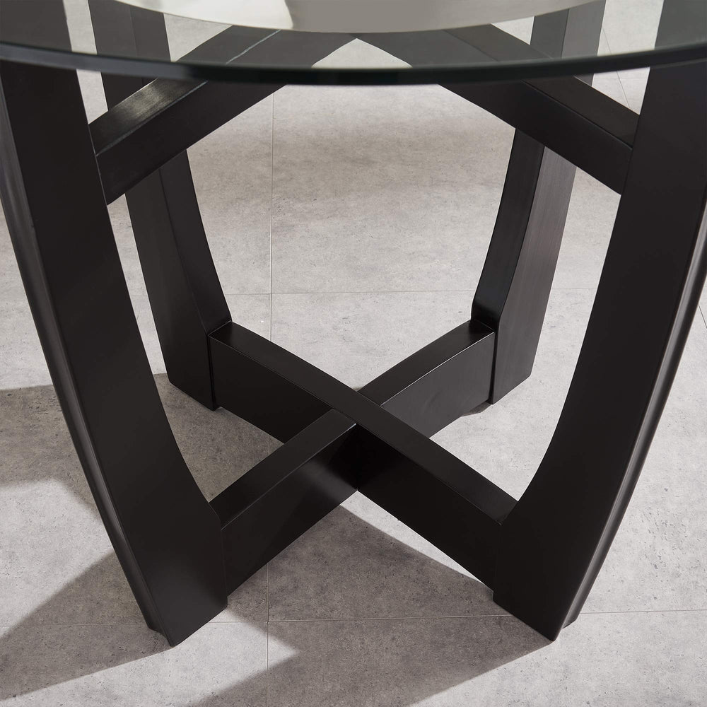 Glass Top Counter Height Table - From Where - 