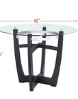 Glass Top Counter Height Table - From Where - 