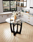 Glass Top Counter Height Table - From Where - 
