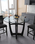 Glass Top Counter Height Table - From Where - 