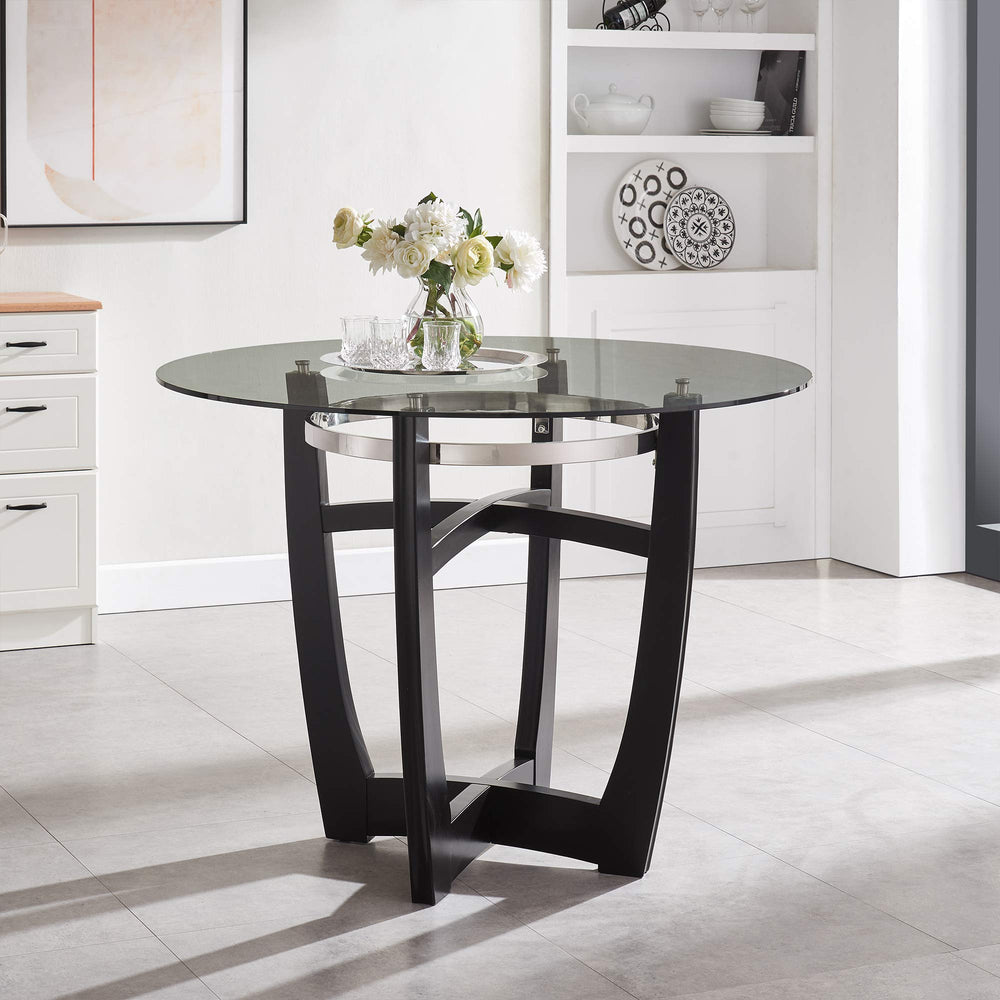 Glass Top Counter Height Table - From Where - 