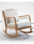 Glider Rocker Lounge Arm Chair - From Where - 