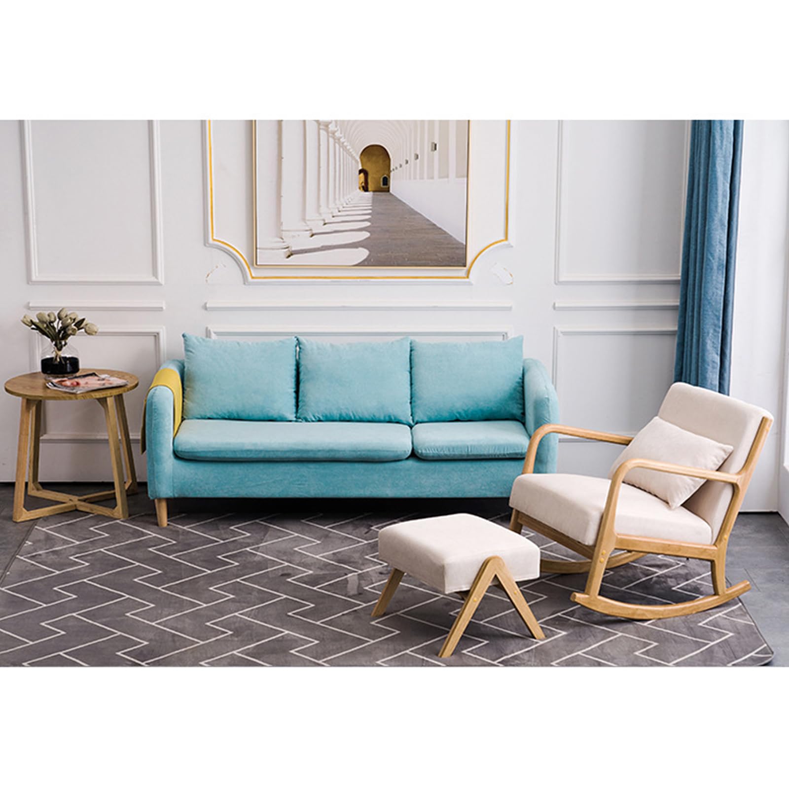 Glider Rocker Lounge Arm Chair - From Where - 