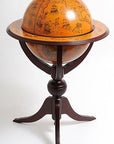 Globe Bar 3 Legged Pedestal Stand Red - From Where - 