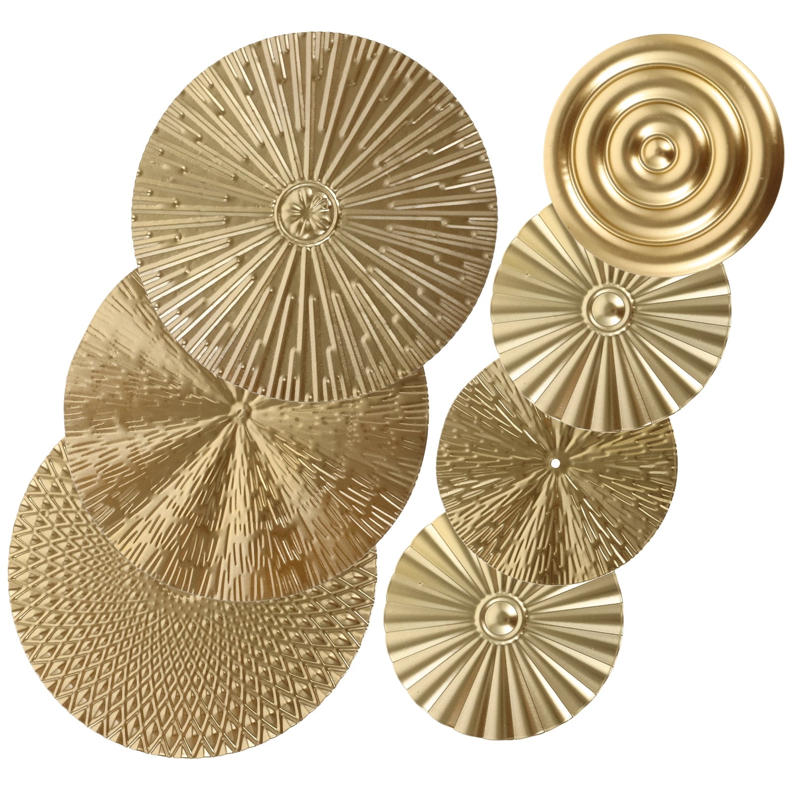 Gold Circular Wall Decorations - From Where - 