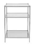 Gold & Clear Glass End Table - From Where - 