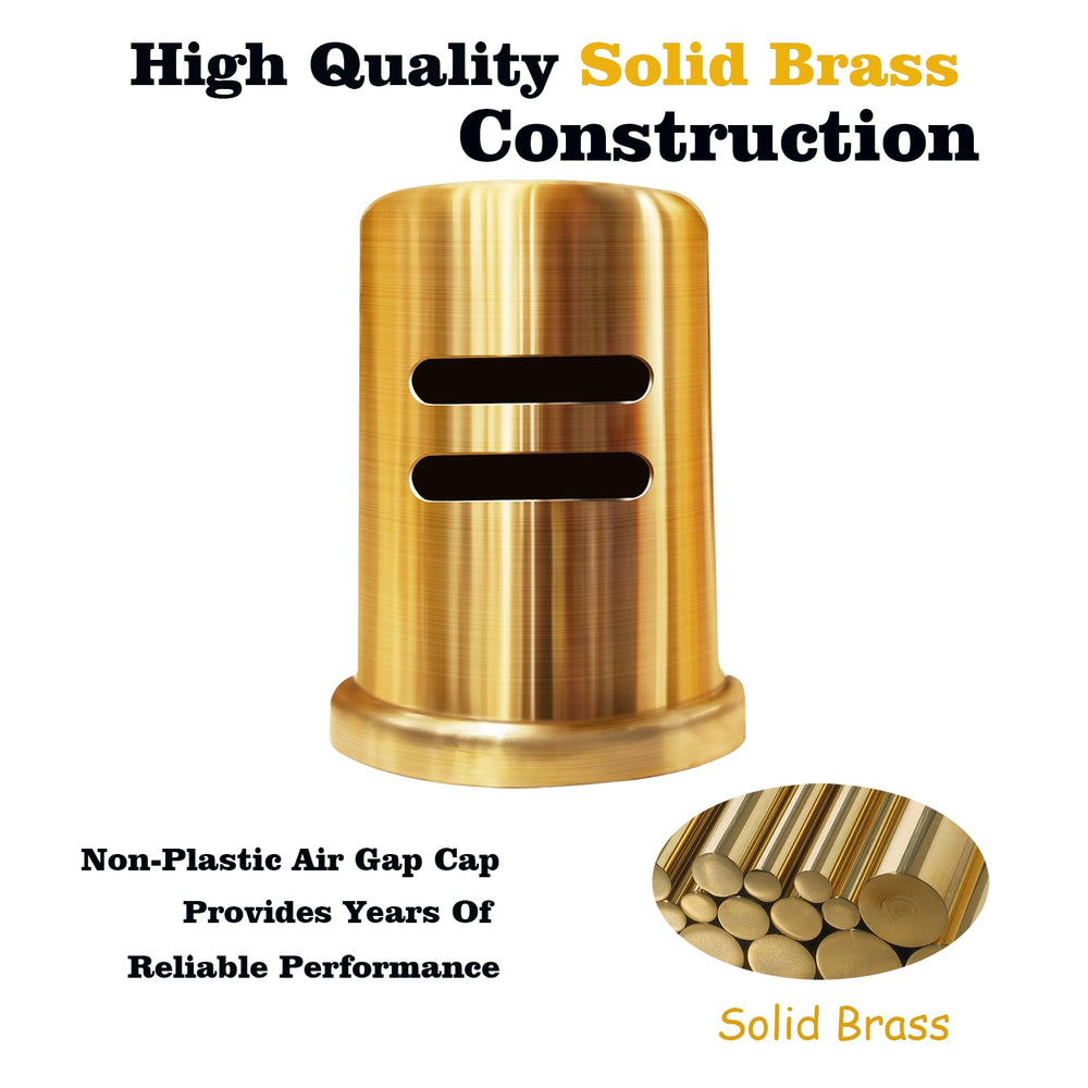 Gold Dishwasher Air Gap Cover - From Where - 