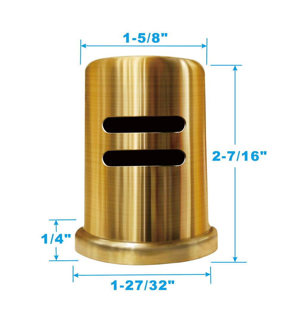 Gold Dishwasher Air Gap Cover - From Where - 