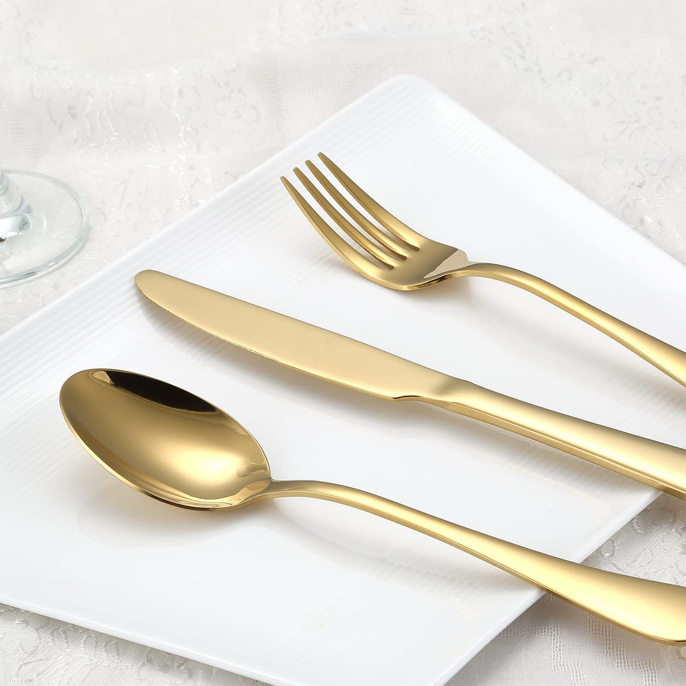 Gold Flatware 20 - Piece Set - From Where - 