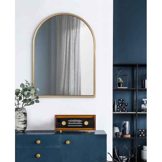 Gold Framed Arch Mirror - From Where - 