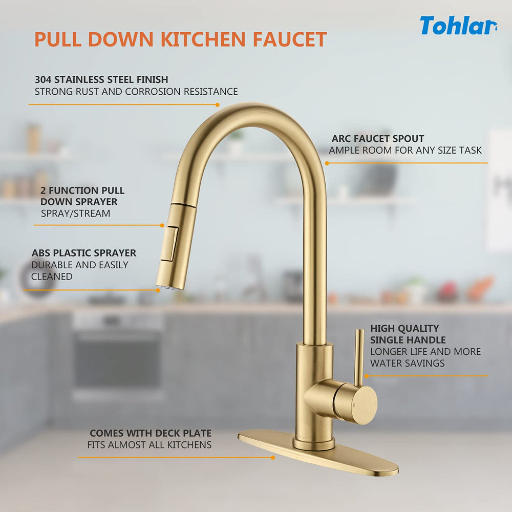 Gold Kitchen Faucet - From Where - 