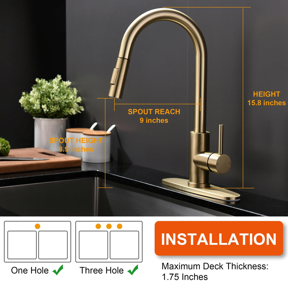Gold Kitchen Faucet - From Where - 