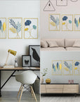 Gold Leaf Wall Decor (Set of 3) - From Where - 
