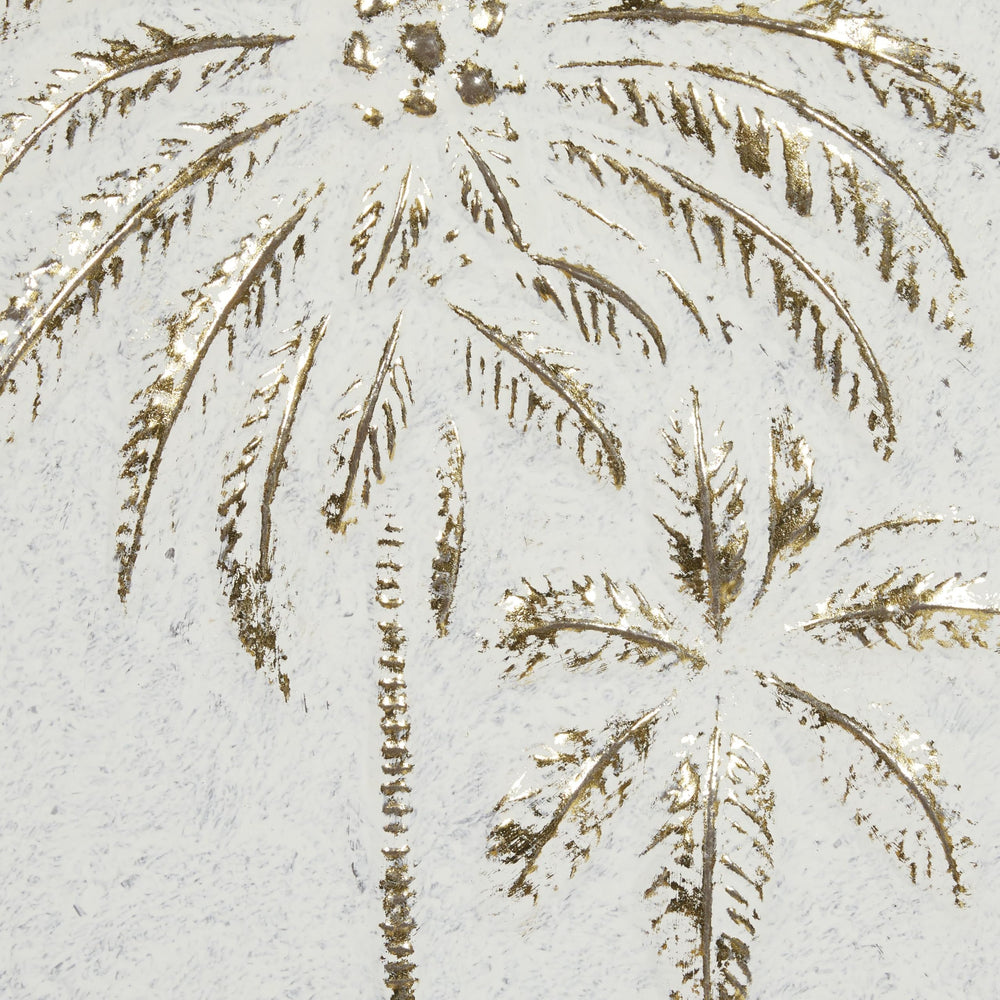 Gold Metal Palm Tree Wall Decor - From Where - 