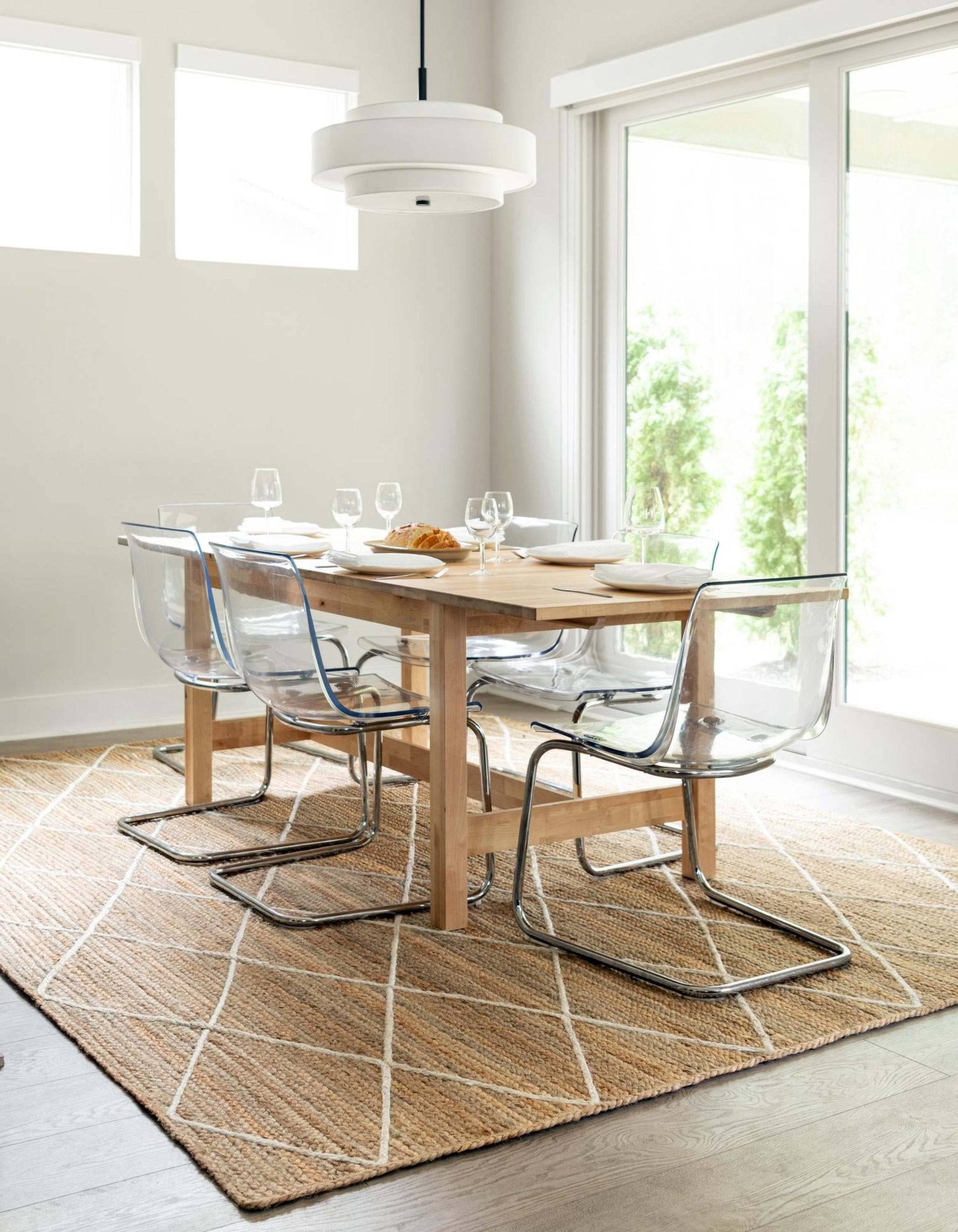 Golden Fiber Jute Indoor Area Rug - From Where - 