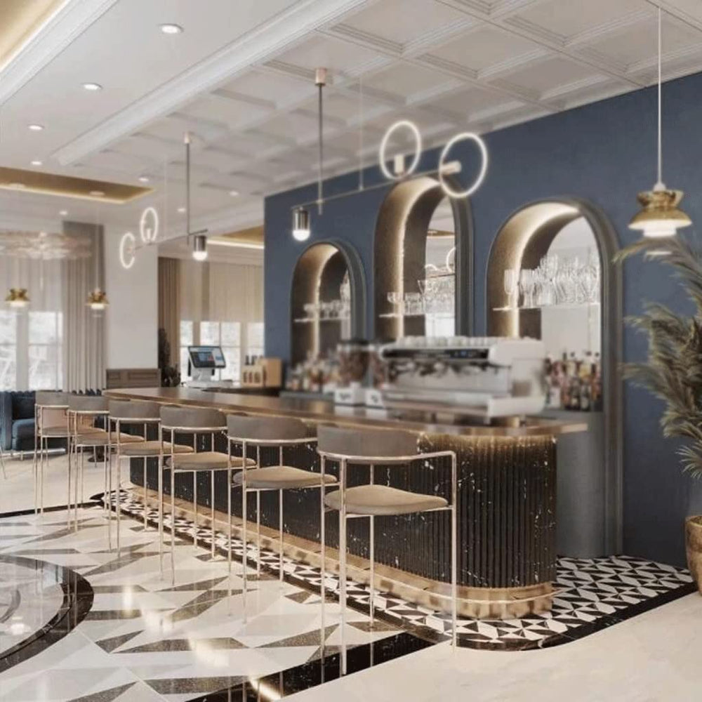 Golden Legs Bar Stools Set of 2 - From Where - 