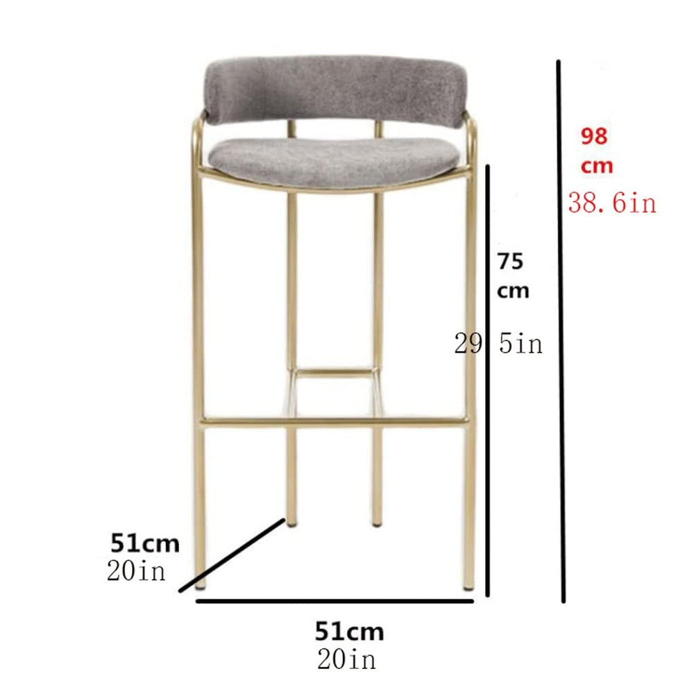 Golden Legs Bar Stools Set of 2 - From Where - 