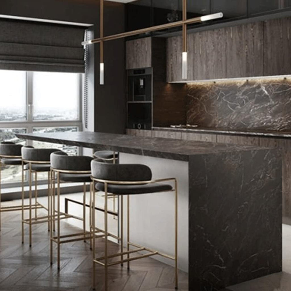 Golden Legs Bar Stools Set of 2 - From Where - 