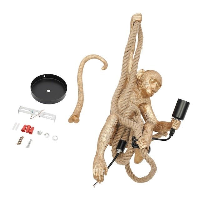 Golden Monkey Resin Pendant Light - From Where - 