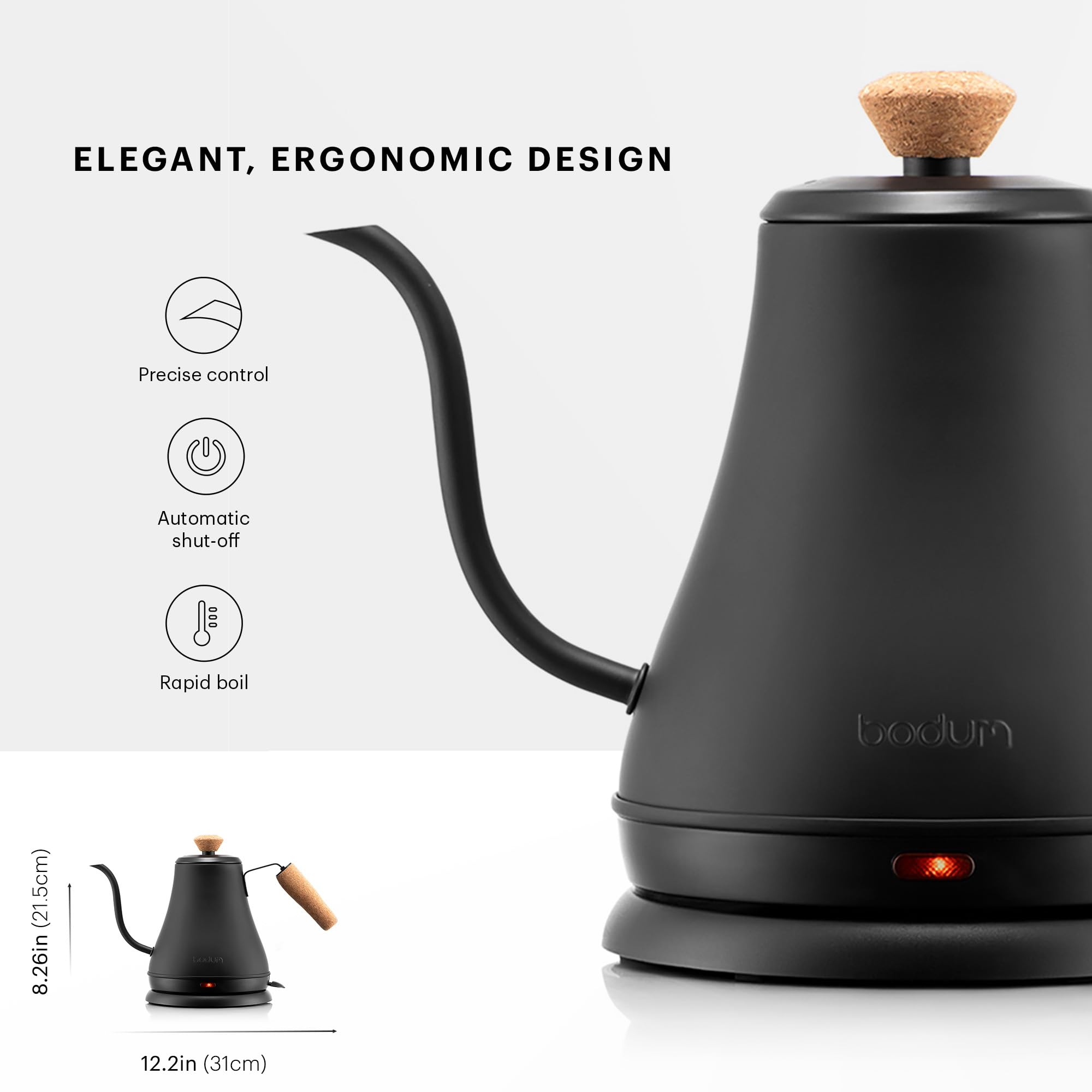 Gooseneck Electric Water Kettle - From Where - 
