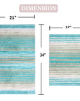 Gradiation Bathroom Rug Set - From Where - 