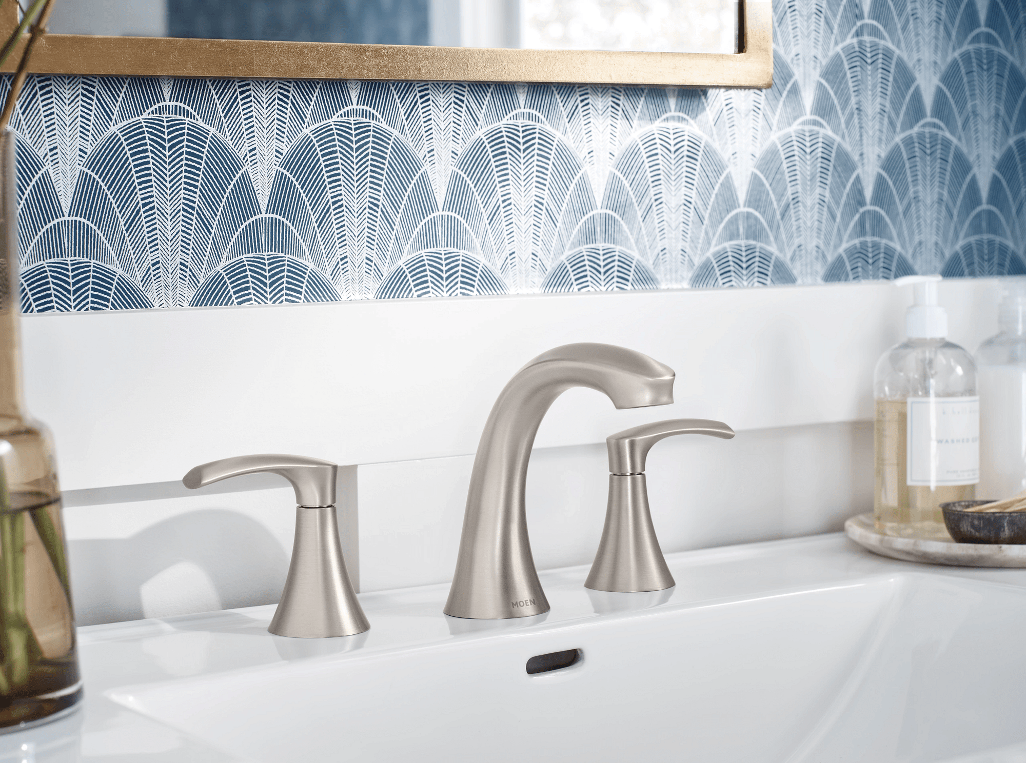 Graeden Two - Handle Widespread Bathroom Sink Faucet - From Where Finds - 