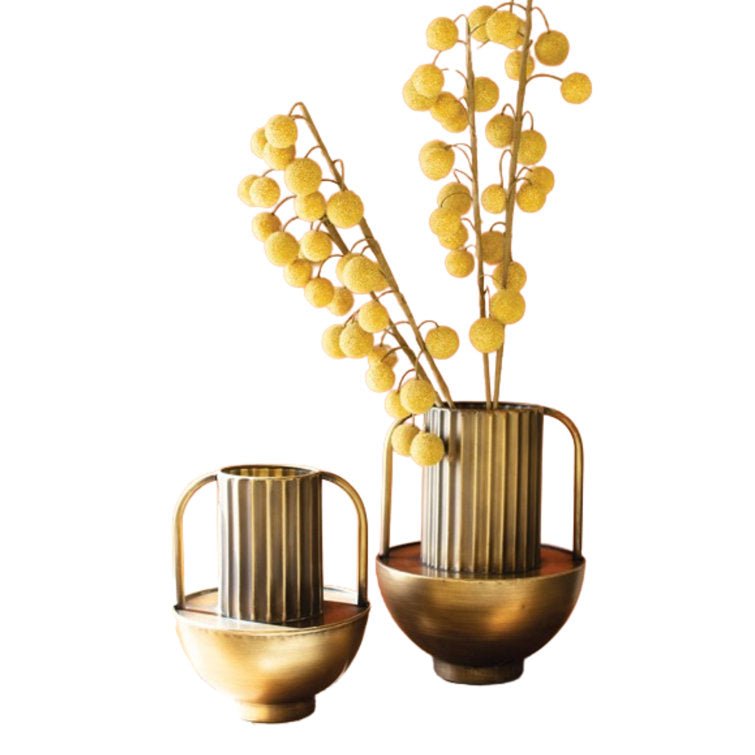 Granada Metal Table Vase - From Where - 