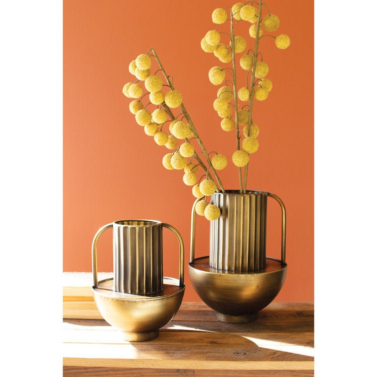 Granada Metal Table Vase - From Where - 