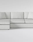 Grand Down IV Beige Fabric Sectional - From Where Finds -