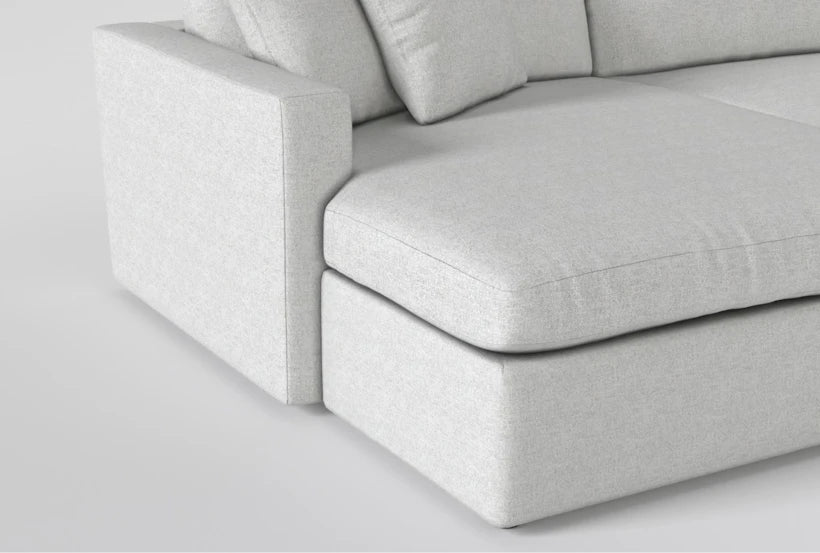 Grand Down IV Beige Fabric Sectional - From Where Finds -