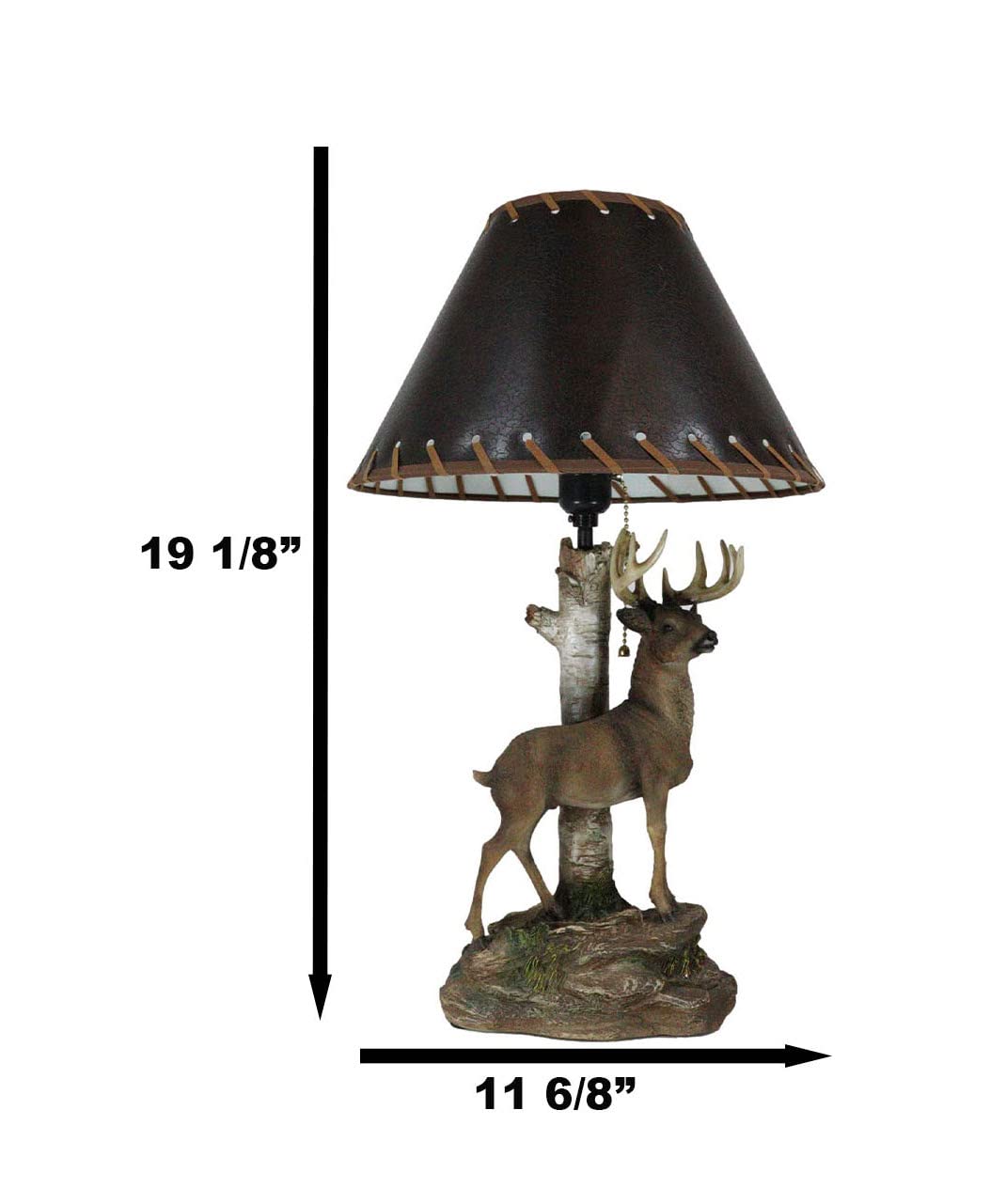 Grand Elk Climbing Rock Slope Table Lamp - From Where - 