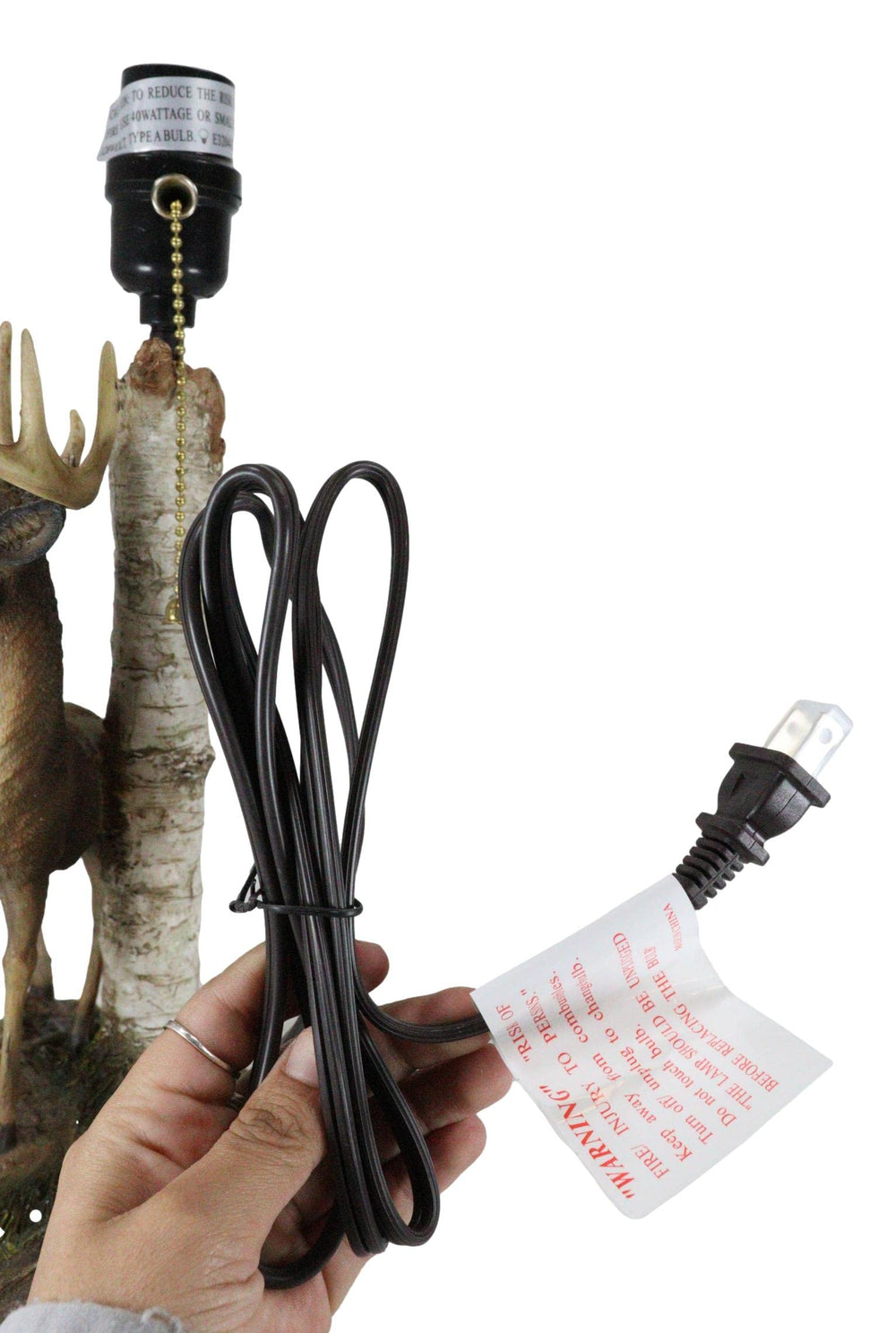 Grand Elk Climbing Rock Slope Table Lamp - From Where - 