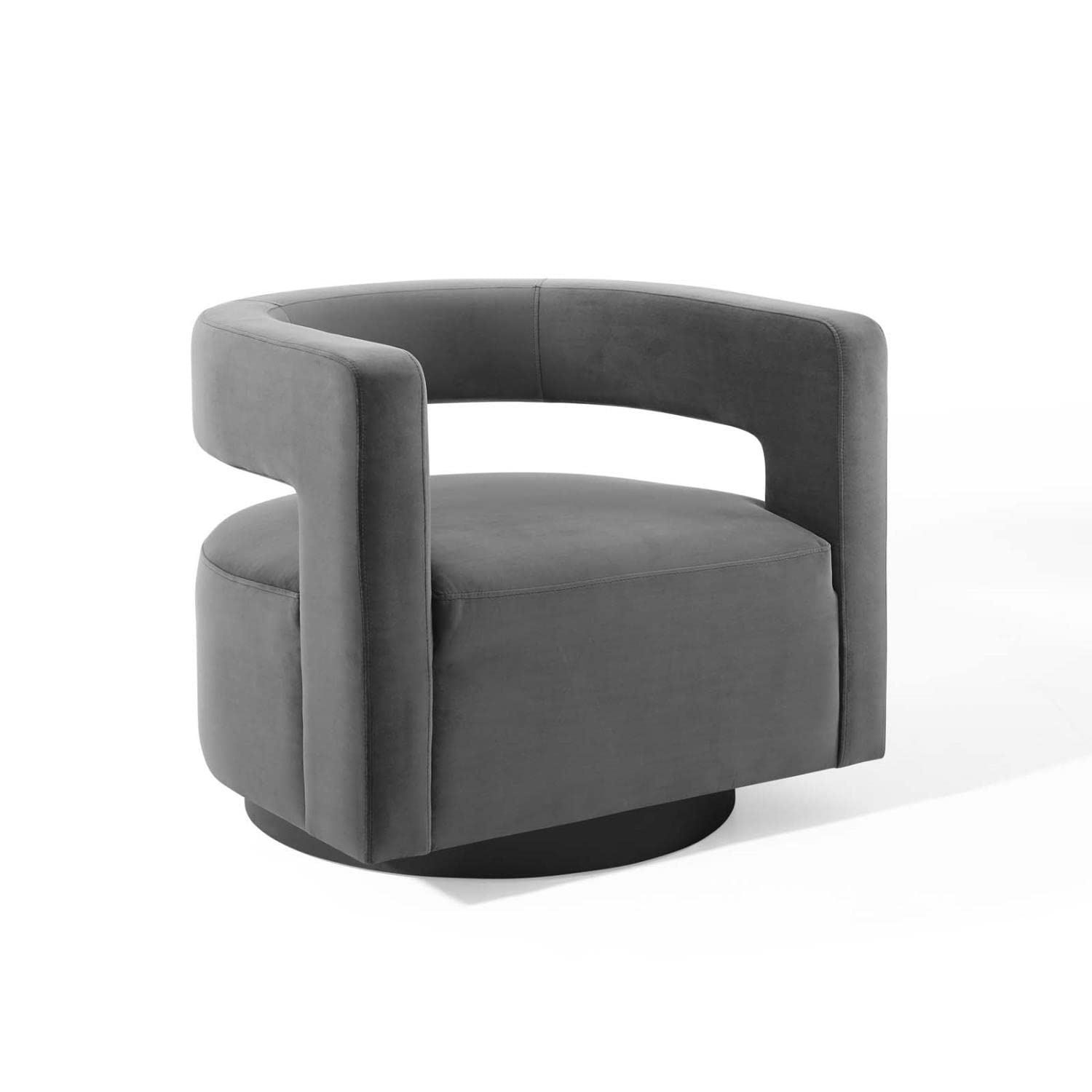Gray Modway Spin armchairs - From Where - 