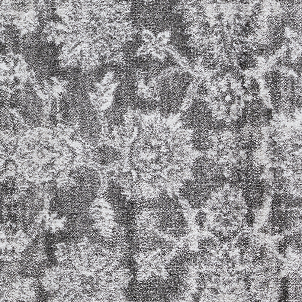 Gray Oriental Indoor Area Rug - From Where -