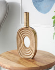 Grayson Lane Aluminum Modern Vase - From Where - 