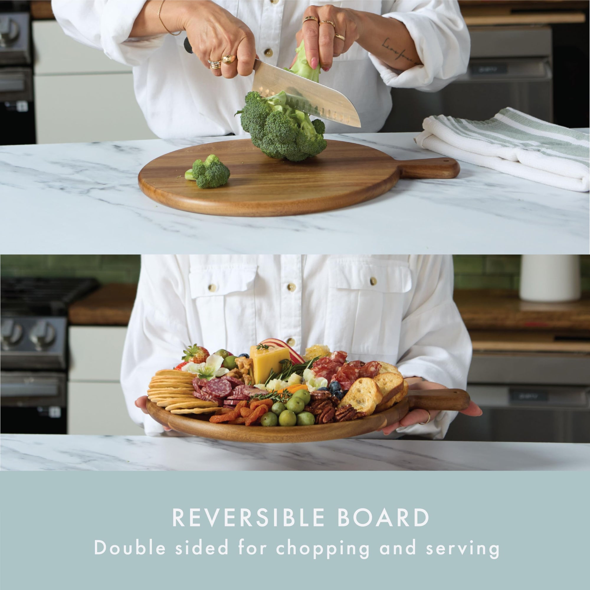 Grazerie Round Charcuterie Board Set - From Where Finds - 