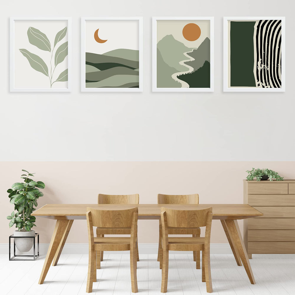 Green Boho Wall Art Prints - From Where - 