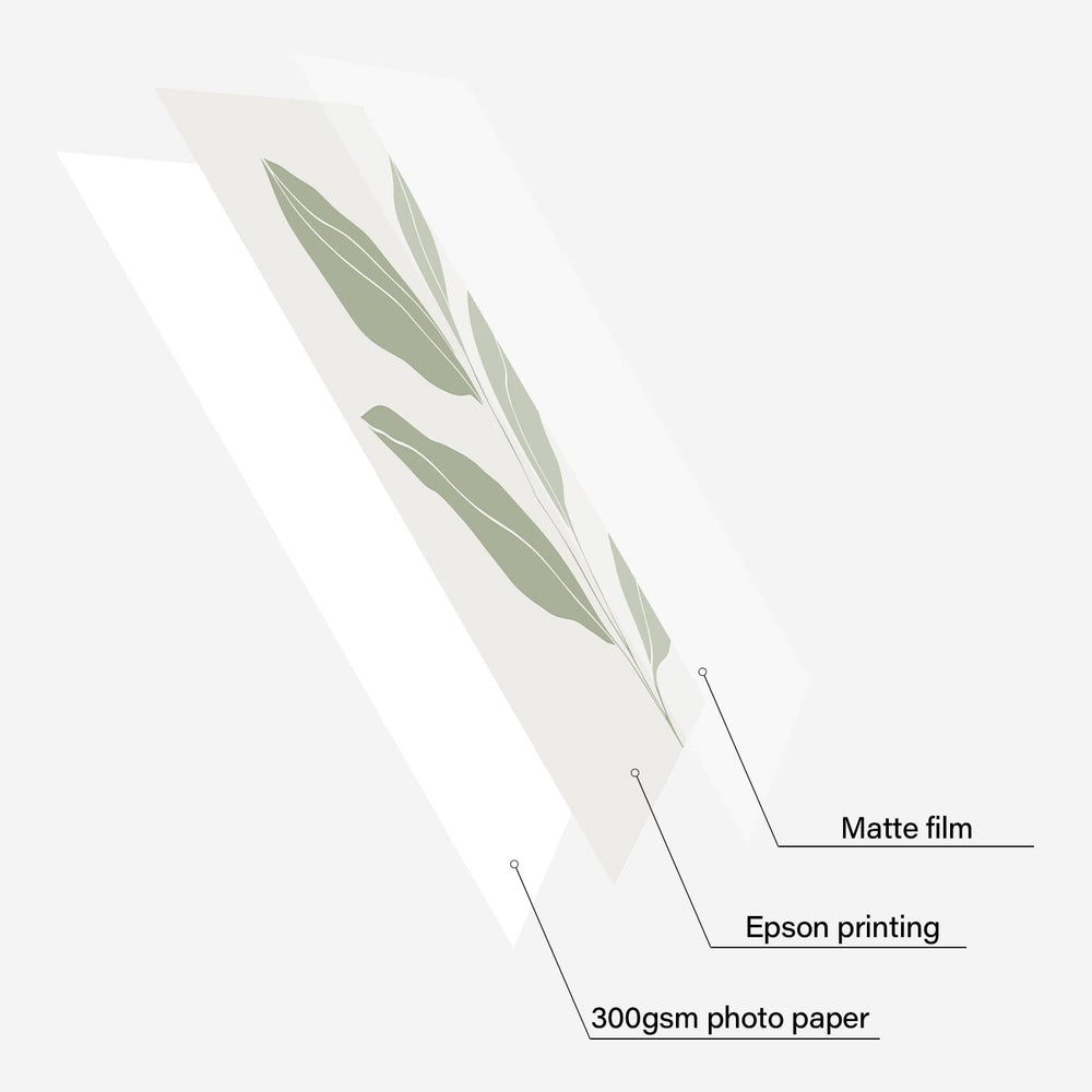 Green Boho Wall Art Prints - From Where - 