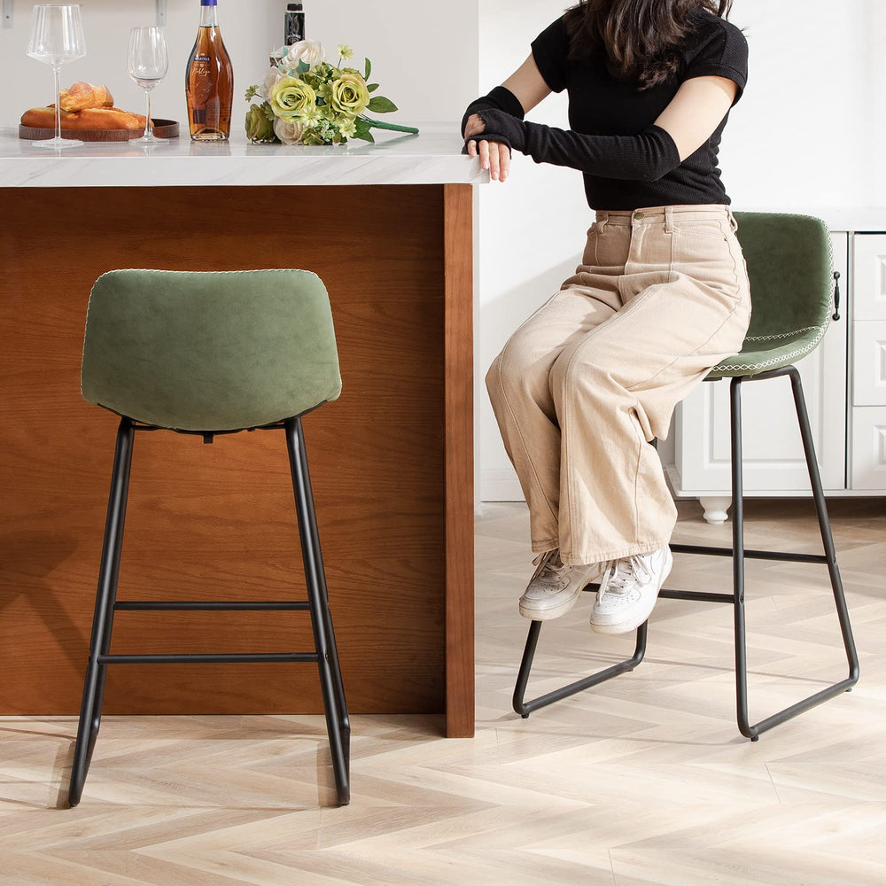 Green Counter Height Bar Stools - From Where - 